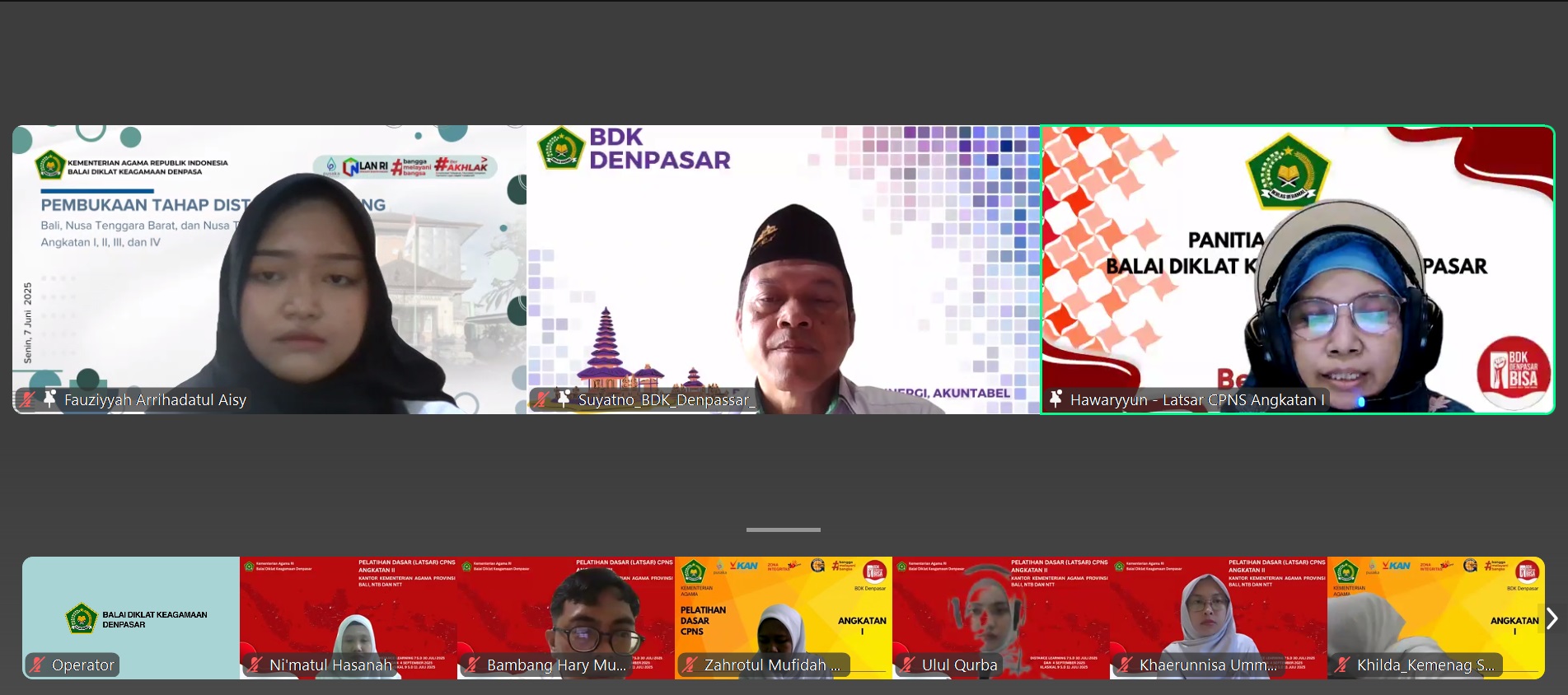 Resmi Dibuka! Latsar CPNS Angkatan I & II Kemenag Bali, NTB, dan NTT Siap Cetak ASN Profesional
