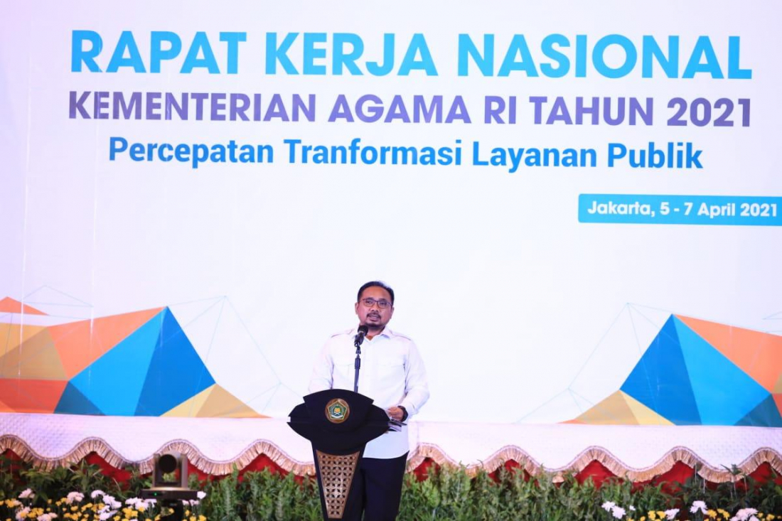 RAPAT KERJA NASIONAL KEMENTERIAN AGAMA RI TAHUN 2021