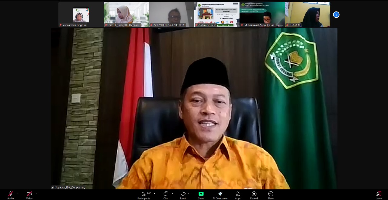 PERDANA DI TAHUN 2025, KEPALA BALAI KENALKAN POLA PELATIHAN JARAK JAUH BARU