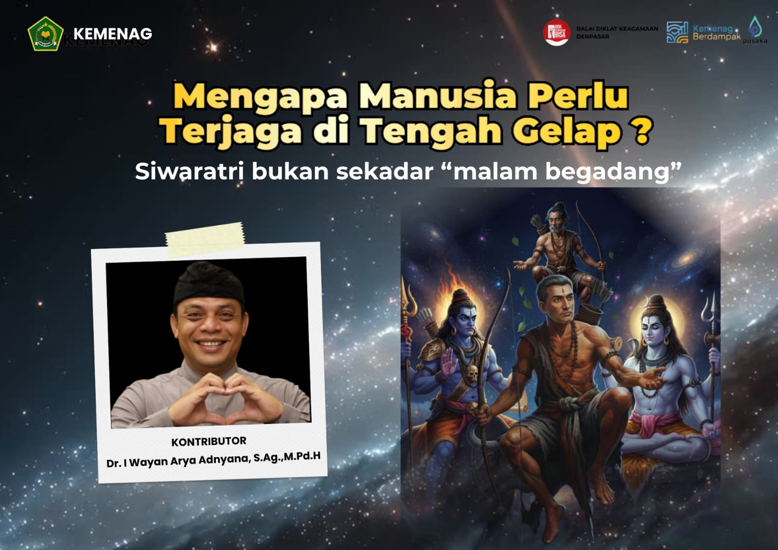 Mengapa Manusia Perlu Terjaga di Tengah Gelap
