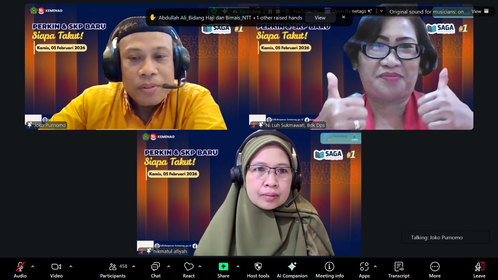 Saga BDK Denpasar : ASN Dibekali Strategi Penyusunan Perkin dan SKP 2026