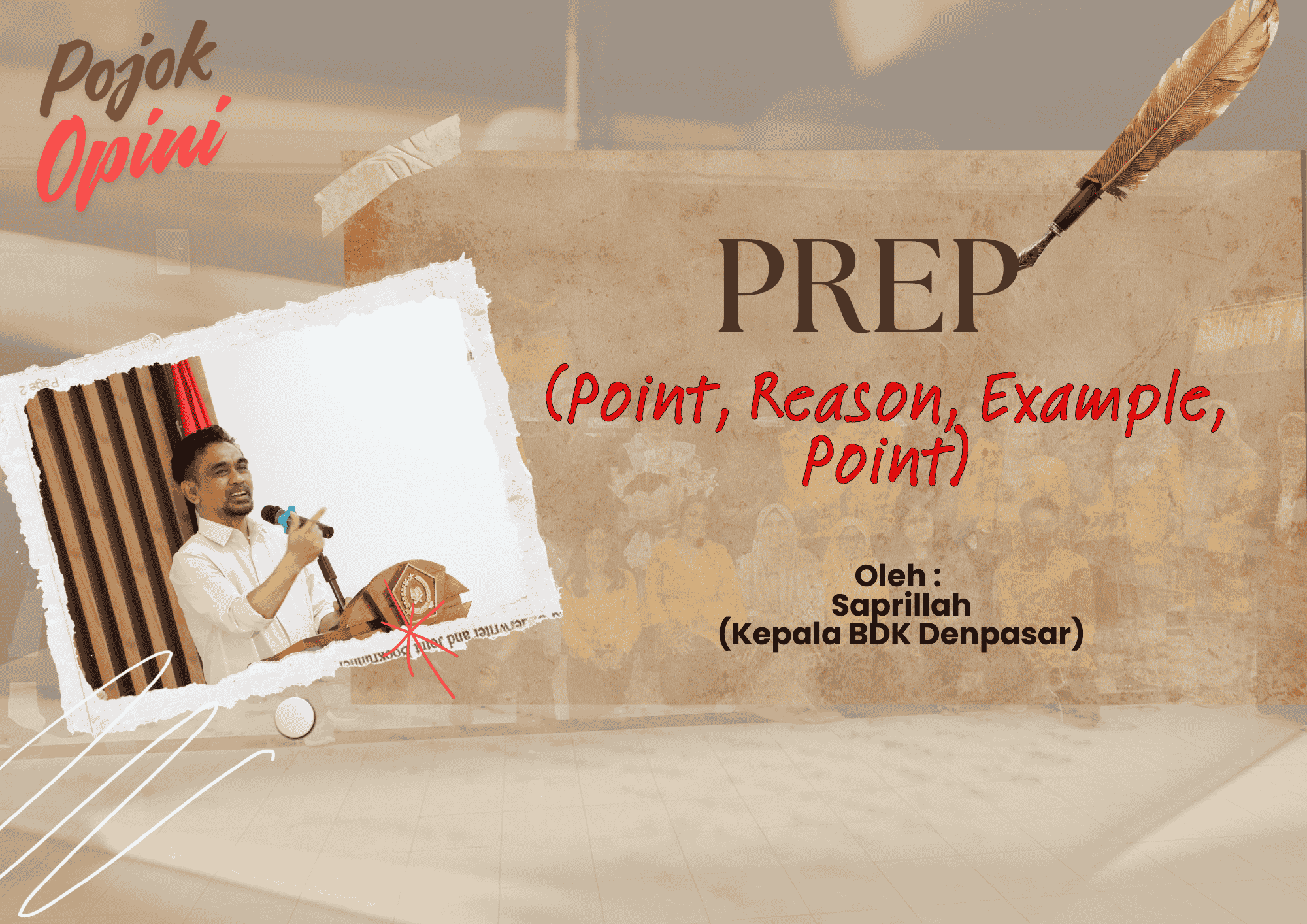 PREP (Point, Reason, Example, Point)